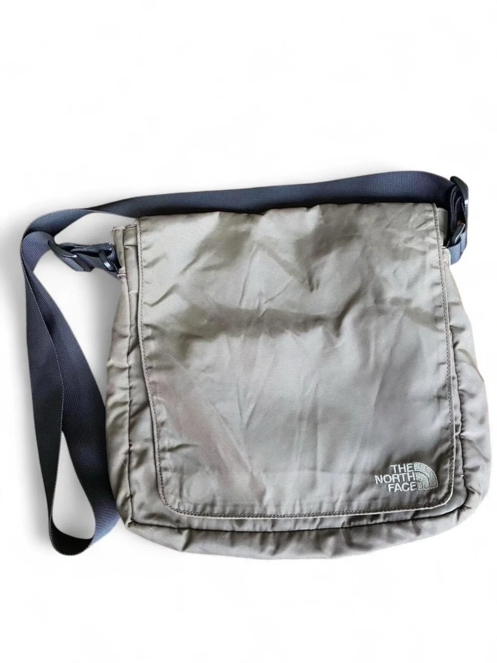 The North Face Brown Messenger Bag with Black Strap